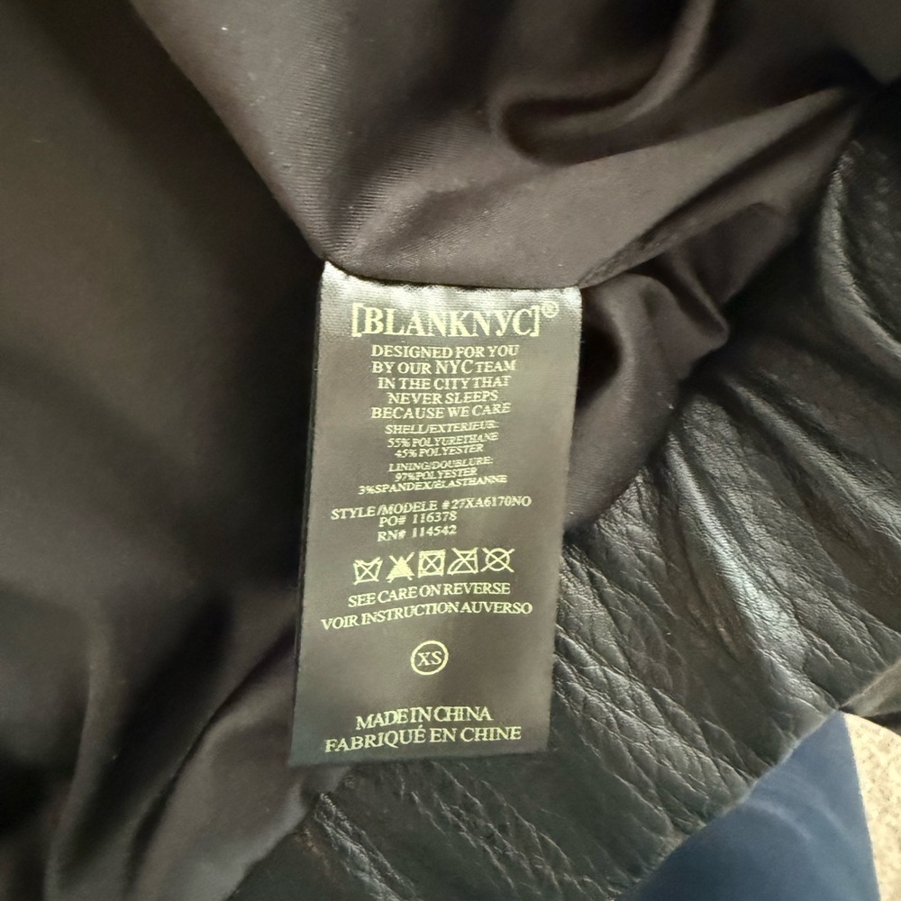 Blank NYC Black Bomber Jacket - Picture 3 of 6